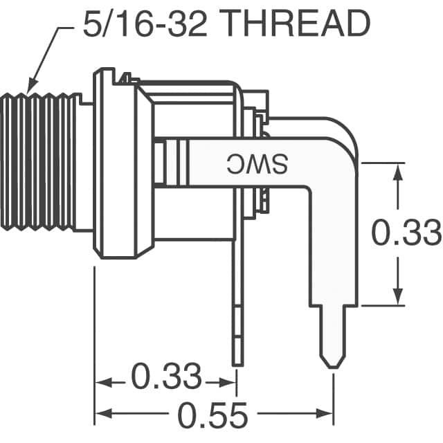 L722RA Switchcraft Inc.  Power Connectors